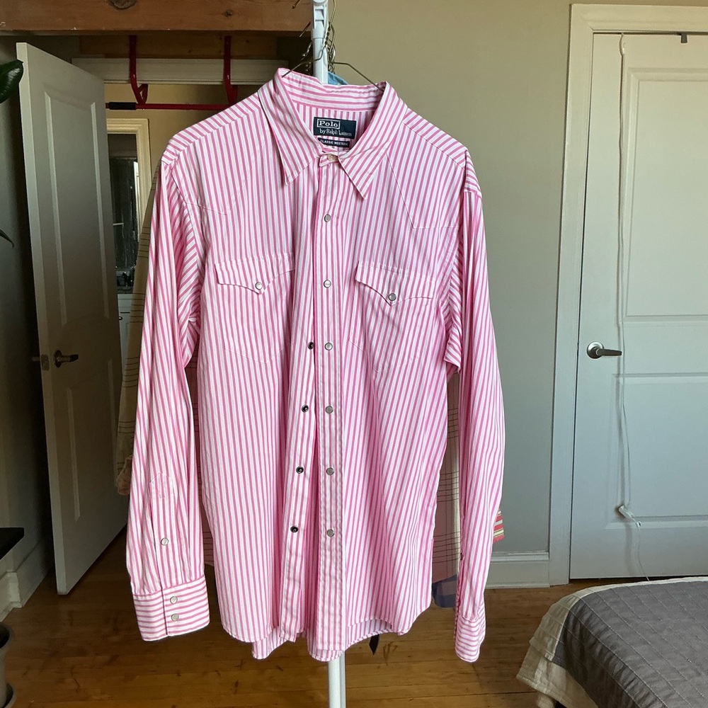 Polo by Ralph Lauren pearl snap western shirt
